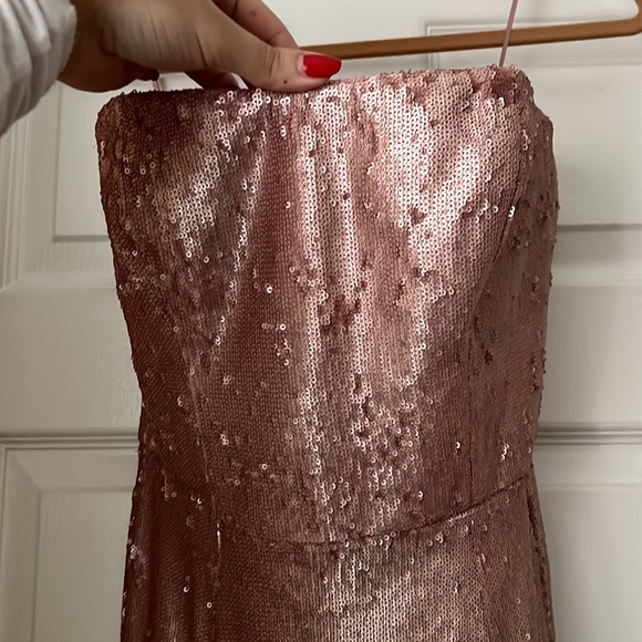 NEW Dress the Population sequin gown - Picture 5 of 8